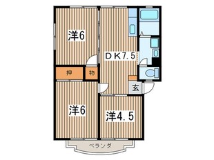 ハウスＳＳの物件間取画像